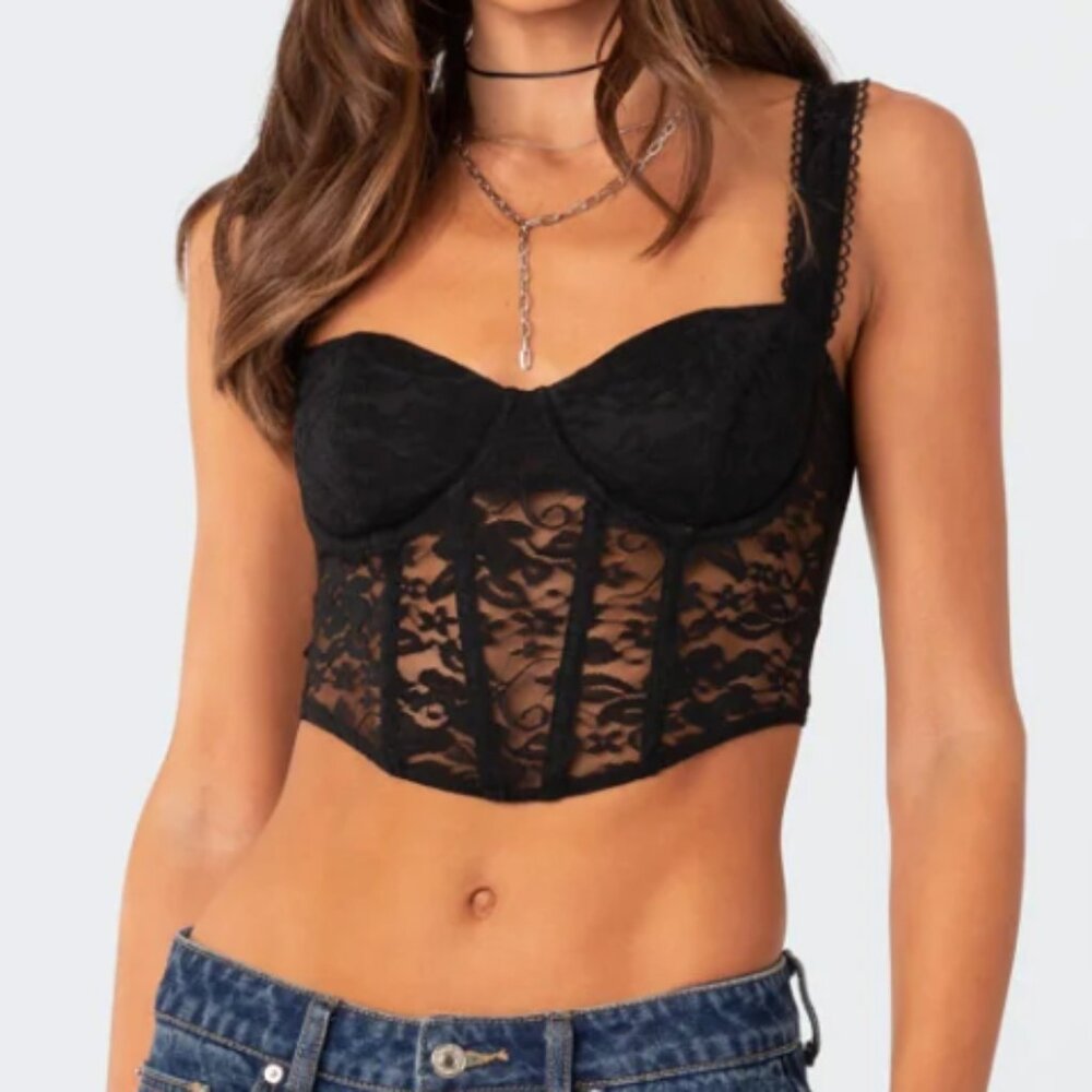 Edikted Davina Lace Corset